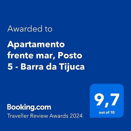 Apartamento Frente Mar, Posto 5 - Barra Da Tijuca Rio de Janeiro Bagian luar foto